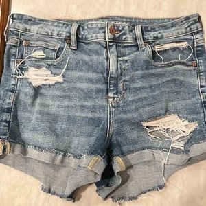 American Eagle stretch jean shorts
